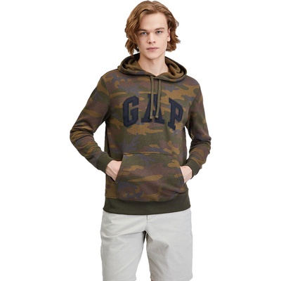 GAP V-Printed Heritage Logo PO khaki