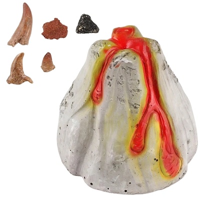 King Me World Образователен комплект King Me World - Археологични разкопки, вулкан (JM906)