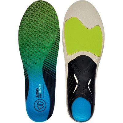 SIDAS Стелки за обувки Sidas 3D Run Protect Insole - Green / Blue / Black - размер 46-48 (EU) (209-0239-0116)
