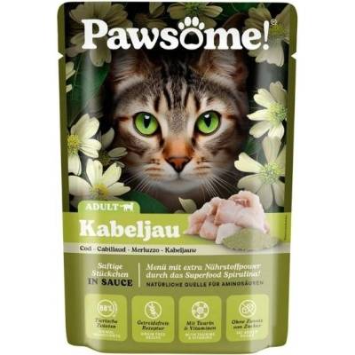 Pawsome! Adult s treskou a spirulinou 85 g