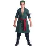 One Piece Маскировъчен костюм за деца One Piece Roronoa Zoro (6 Части) Размер 10-12 години
