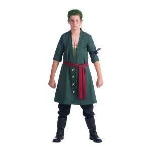 One Piece Маскировъчен костюм за деца One Piece Roronoa Zoro (6 Части) Размер 10-12 години