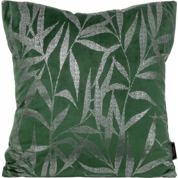 Takoy z mäkkého zamatu so zlatistou potlačou listov-HF-388644 45 x 45 cm