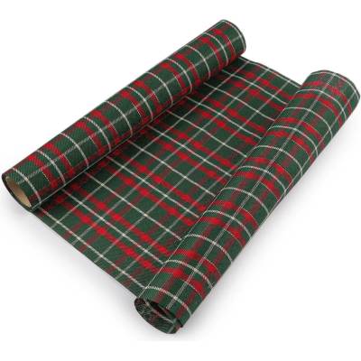 Pro Háčkování Běhoun s lurexem zelený 36 cm 2,7 m