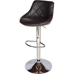 Bogdan Furniture Am Бар стол Кали со-16 кожа-кафява