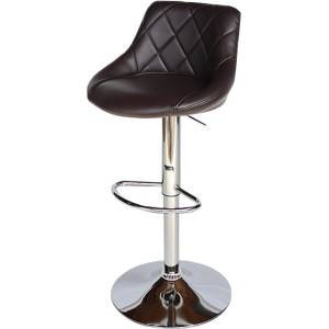 Bogdan Furniture Am Бар стол Калипсо-16 кожа-кафява