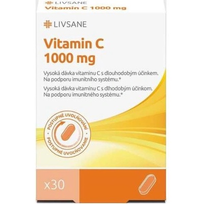 Livsane Vitamín C 1000 Mg Depot tabliet s postupným uvoľňovaním 30 ks