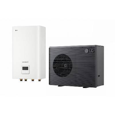 Термопомпа LG THERMA V Хидросплит 16.00 kW 380-415 V (HN1639HC.NK0 / HM163HF.UB60 - 3-phase)