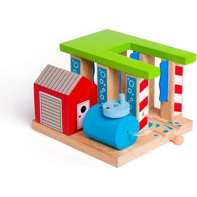 Bigjigs Rail Vlaková umývačka poškodený obal