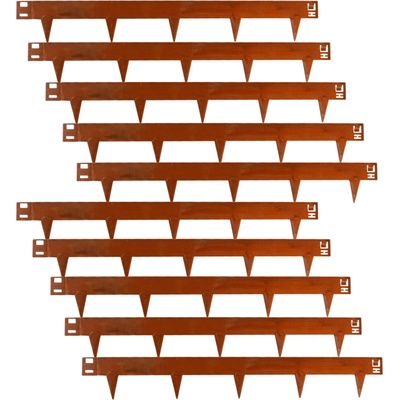 Unigardia obrubník s hroty 15 cm x 10 m corten 1 ks