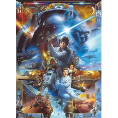 Komar 4-441 Obrazová fototapeta Star Wars Luke Skywalker Collage rozmery 184x254 cm