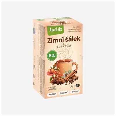 Apotheke Čaj Zimní šálek se skořicí BIO 6 x 20 ks