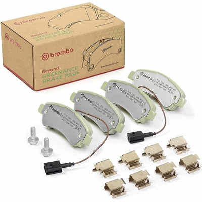 BREMBO Sada brzdových platničiek kotúčovej brzdy P 61 125G