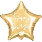 Party Deco Фолиев Балон Звезда "Happy New Year (FB148)