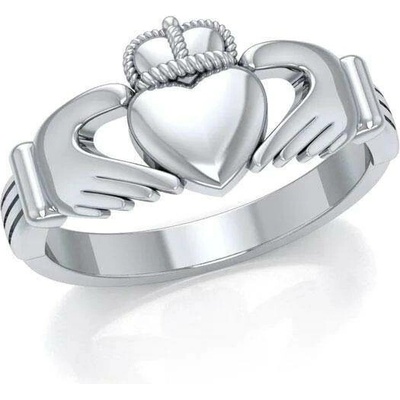 Fantasy Šperky IRSKÝ PRSTEN CLADDAGH stříbro P3328
