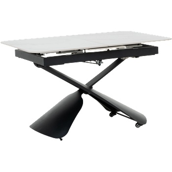 Carmen Разтегателна маса с повдигащ механизъм cagua - бяла (3531058)