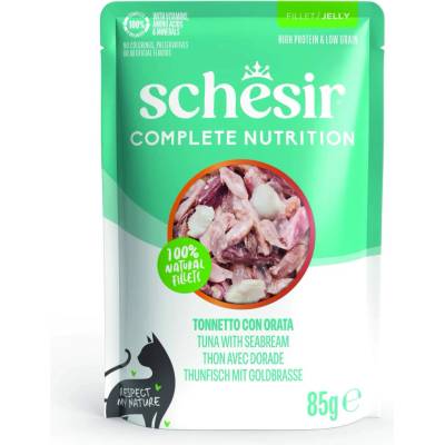 Schesir Complete Nutrition Filet v želé tuňák s pražmou 6 x 85 g