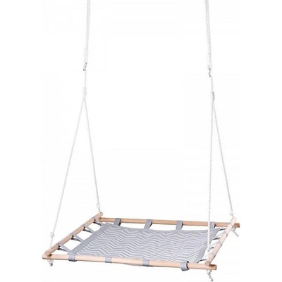 Woodyland Люлеещ се квадрат с текстил, 100см