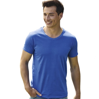 Fruit of the Loom Iconic Мъжка тениска с V-образно деколте Fruit of the Loom | 100% памук (1326RB)