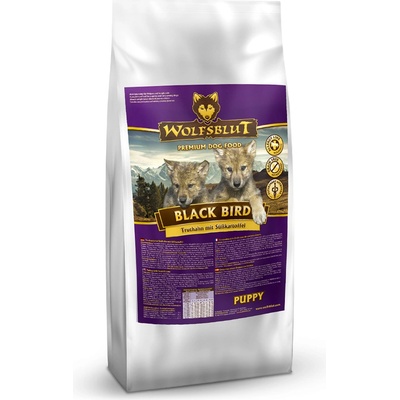 Wolfsblut Black Bird Puppy krůta s batáty 0,5 kg