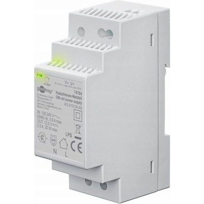 Goobay Napájecí zdroj na DIN lištu 12 V (DC), 2,5 A, 30 W