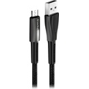 ColorWay CW-CBUM035-BK USB MicroUSB (zink alloy + LED), 2.4A, 1m, černý