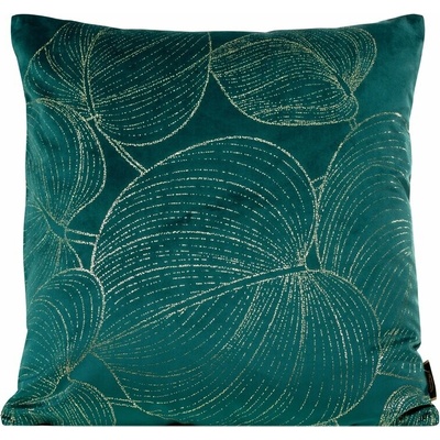 Takoy BLINK 23 z mäkkého zamatu so zlatým motívom listov-HF-388680 45 x 45 cm