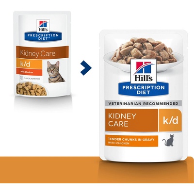 Hill's PD Prescription Diet Feline k/d chicken 24 x 85 g