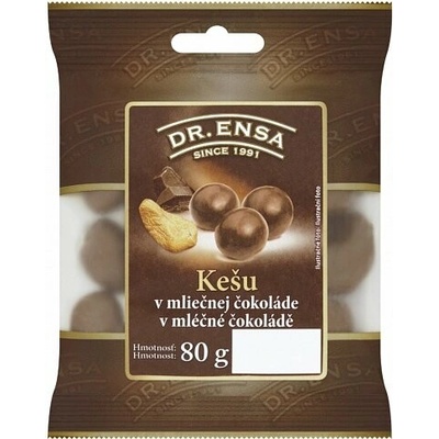 Dr.Ensa Kešu v mliečnej čokoláde 80 g