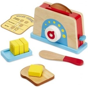 Melissa & Doug - Играчка - Комплект тостер за хранене (19344)