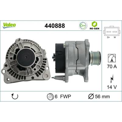 Alternátor VALEO 440888
