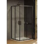 RAVAK Blix - Душ кабина Slim BLSRV2-80, 80x80 см, черно/прозрачно стъкло X1LM40300Z1 (X1LM40300Z1)