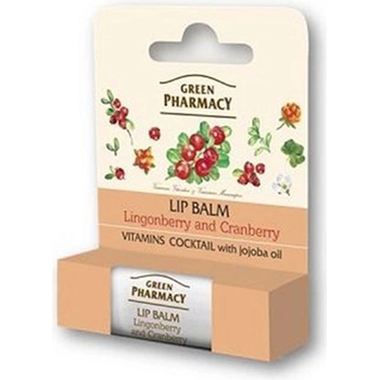 Green Pharmacy balzam na pery Lingonberry&Cranberry 3,6 g