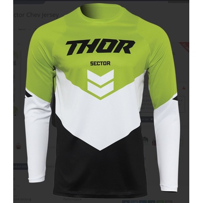 Thor Sector Chev 2022 zeleno-bielo-čierny