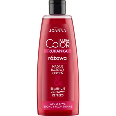 Joanna Ultra Color Pink Hair Rinse tónovací vlasová voda přeliv růžová 150 ml