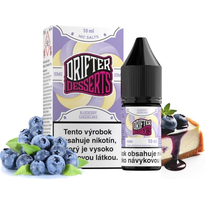 Juice Sauz Drifter Desserts Salt Blueberry Cheesecake 10 ml 20 mg