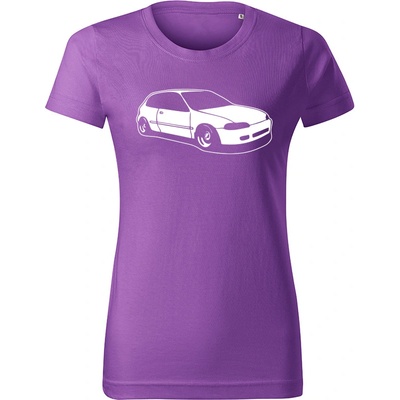 Tričko Honda Civic hatch dámske tričko Fialová