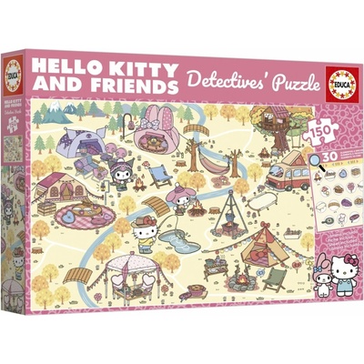 EDUCA Detektivní Hello Kitty & Přátelé 150 dílků