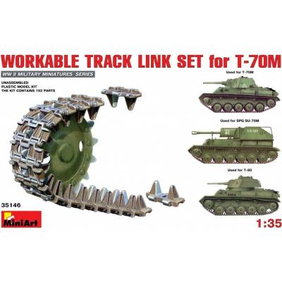 MiniArt Workable Track Link Set for T 70M 1:35
