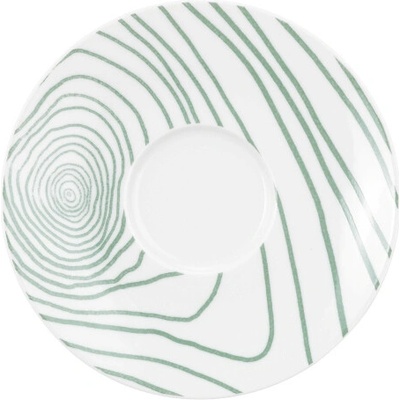 Seltmann Weiden Podšálek 16,5 cm LIFE ANNUAL RINGS, elená, zelená