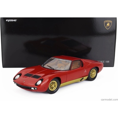 Kyosho Lamborghini Miura Svr 1970 Červená Černá 1:18