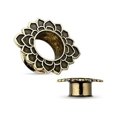 Šperky4U antique tunel do ucha s ornamenty TN01089-05