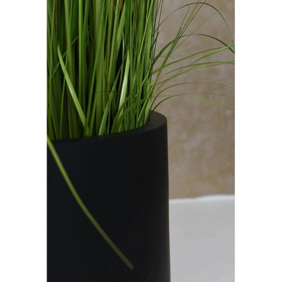 eshop-kvetinace.sk Kvetináč VEKRA, sklolaminát, výška 50 cm, čierna, outlet