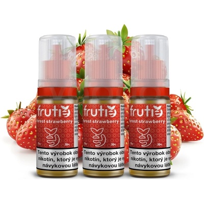 Frutie 70/30 Lesná jahoda Forest Strawberry 3 x 10 ml 8 mg