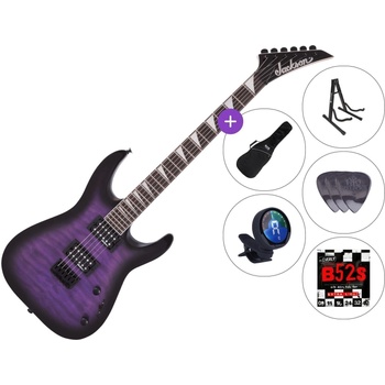 Jackson JS Series Dinky Arch Top JS32Q DKA HT AH SET 3 Transparent Purple Burst Електрическа китара
