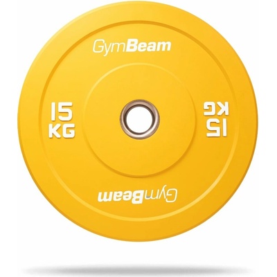 GymBeam Gumový kotúč Bumper 51 mm 15 kg