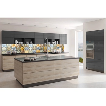 DIMEX ART s. r. o Фототапет за кухня - винтидж цветни плочки 350 x 60 см