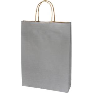 EUROCOM Подаръчна торбичка Eco Big, 26x35x8cm, сребриста (25409-А-СРЕБРИСТ)