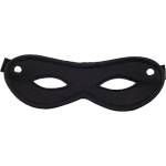 Rouge Leather Open Eye Mask Black