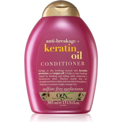 OGX Keratin Oil подсилващ балсам с кератин и арганово масло 385ml